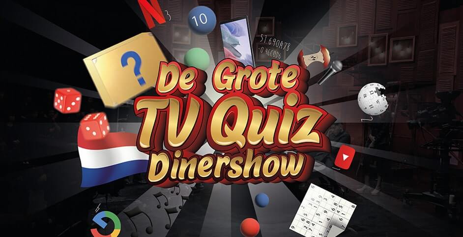 Logo de grote tv quiz show in Enschede